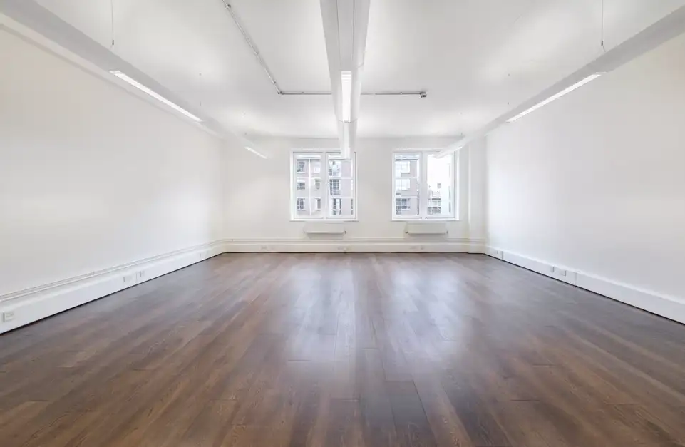 Office space to rent at Wenlock Studios, 50-52 Wharf Road, Islington, London, unit WR.2.01, 1074 sq ft (100 sq m).