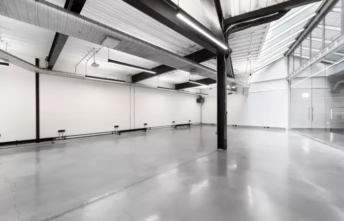 Office space to rent at Westbourne Studios, 242 Acklam Road, Portobello, London, unit WE.100, 1356 sq ft (126 sq m).