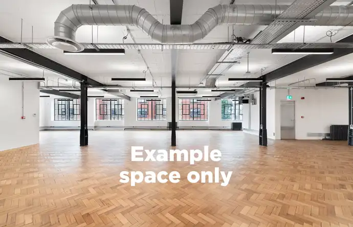 Example space only - Warehouse white medium