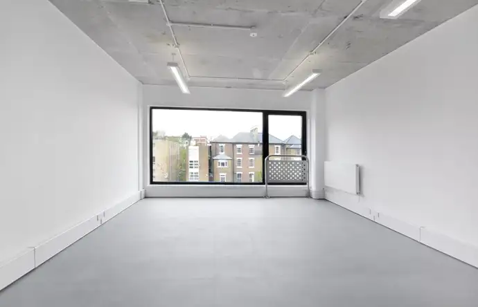 Office space to rent at ScreenWorks, 22 Highbury Grove, Islington, London, N5 2EF, unit SW.308, 297 sq ft (28 sq m)