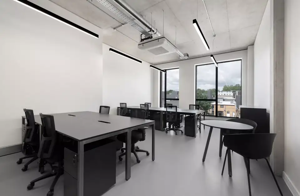 Office space to rent at Mare Street Studios, 203/213 Mare Street, Hackney, London, unit MS.225, 406 sq ft (38 sq m).