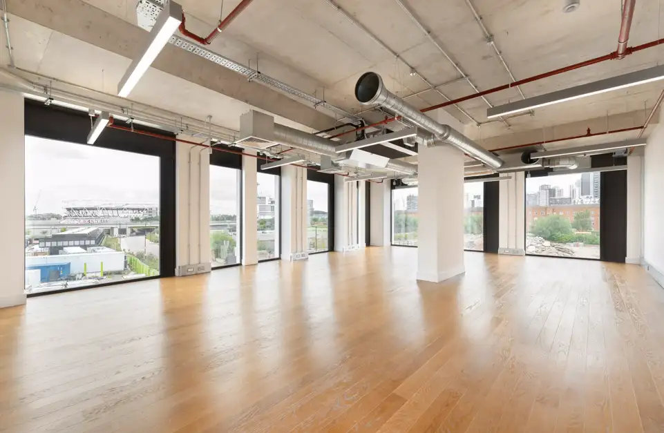 Office space to rent at Mirror Works, 12 Marshgate Lane, London, E15 2NH, unit MI.210, 888 sq ft (82 sq m)