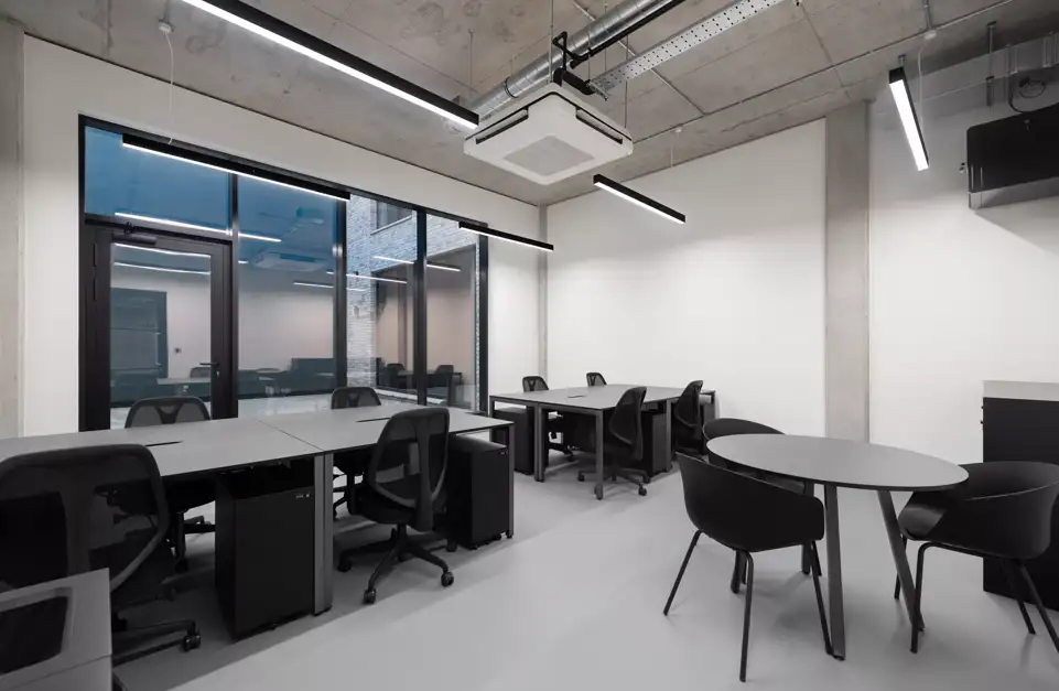 Office space to rent at Mare Street Studios, 203/213 Mare Street, Hackney, London, E8 3JS, unit MS.G12, 367 sq ft (34 sq m)