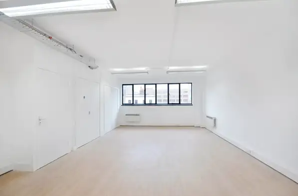 Office space to rent at East London Works, 75  Whitechapel Road, London, E1 1DU, unit WH2.10, 409 sq ft (38 sq m)